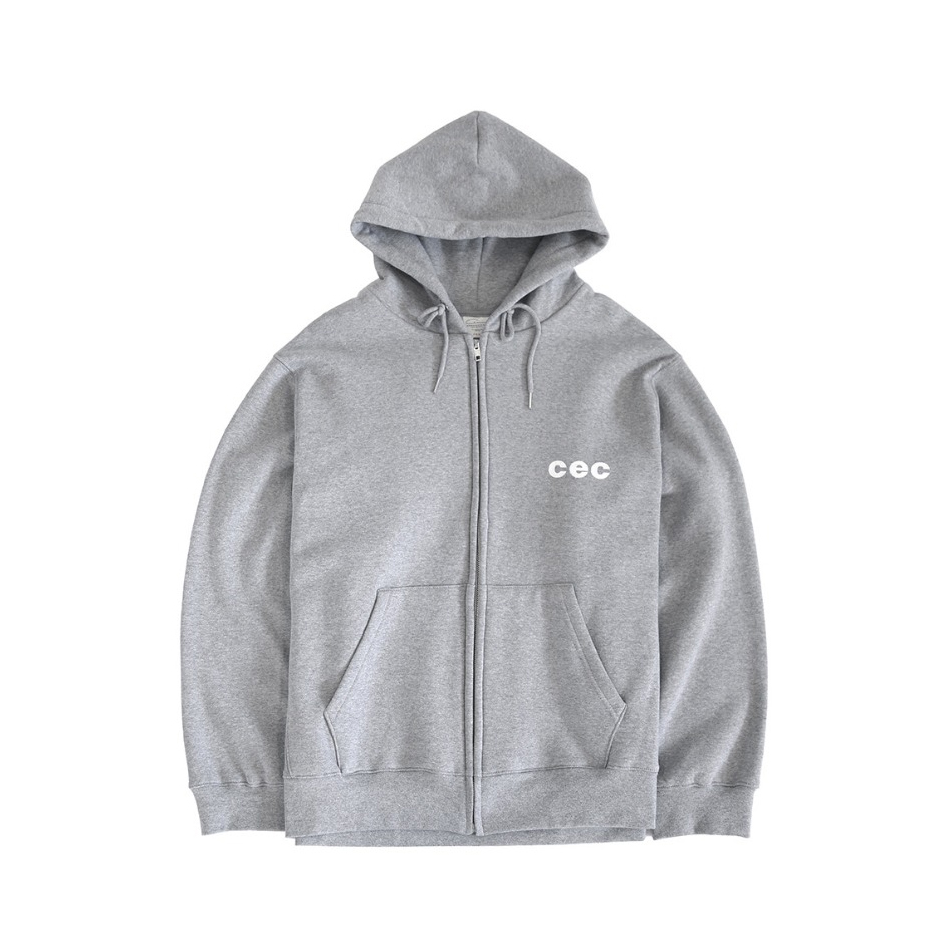 CHANCECHANCE CEC经典款 印花连帽拉链卫衣 男女同款
