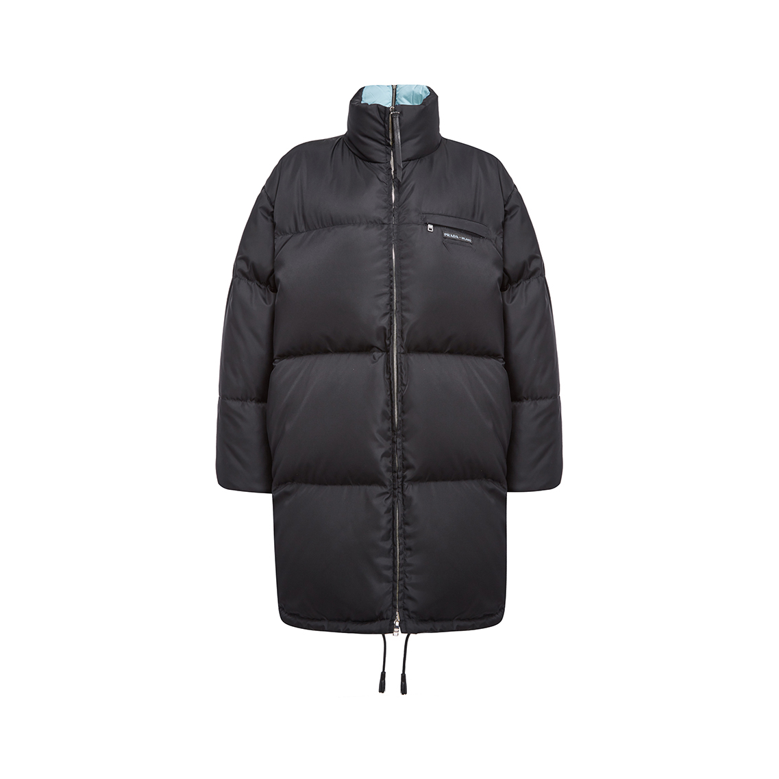 Prada/普拉达 立领抽绳拉链羽绒服 男女同款