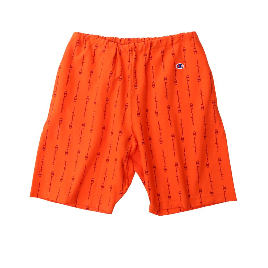 Champion 串标满印休闲短裤子 男女同款 C3-R511