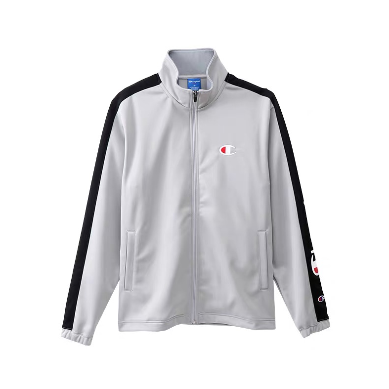 Champion 单臂logo条纹夹克 男女同款