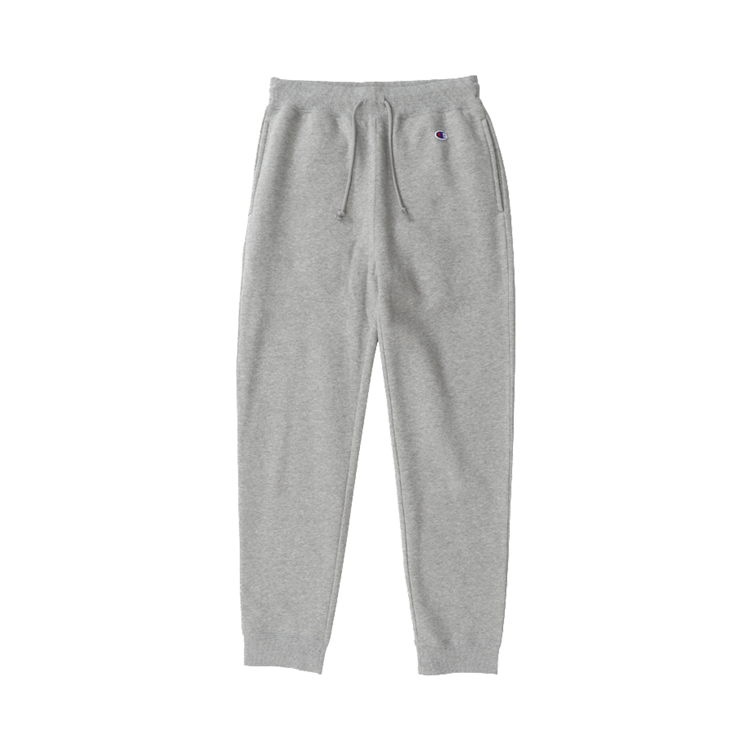 Champion/冠军 美式刺绣抽绳加绒束脚直筒休闲长裤 男女同款 C3-Q205
