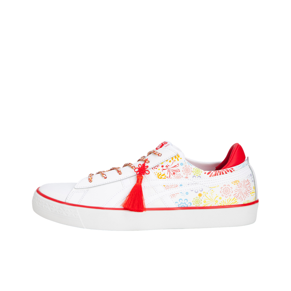 推荐商品：Onitsuka Tiger Fabre Bl-S 2.0 耐磨防滑 复古时尚 运动 板鞋 白色/红色