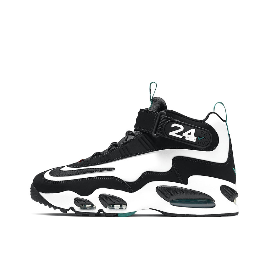 推荐商品：Nike Air Griffey Max 1缓震 防滑耐磨 复古经典 舒适百搭 绒面革 减震 篮球鞋 Freshwater 2021/黑色/白色