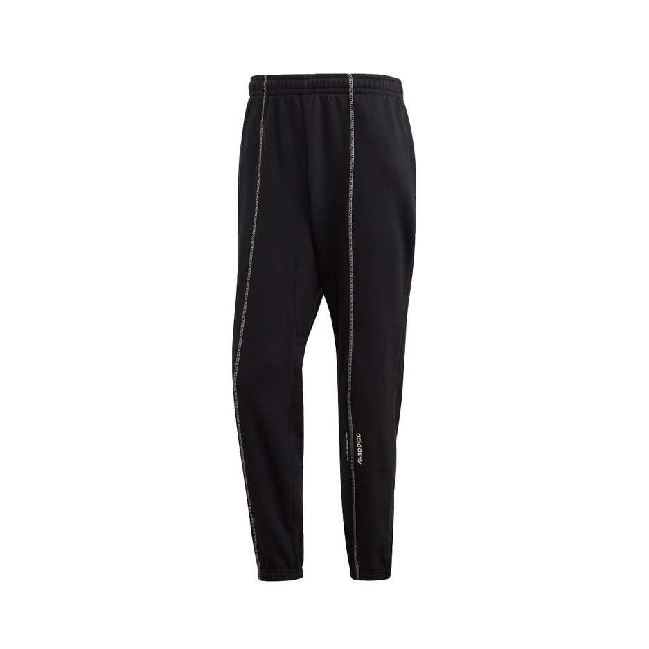 adidas 设计感线条束脚抽绳运动长裤 男女同款 GD9310