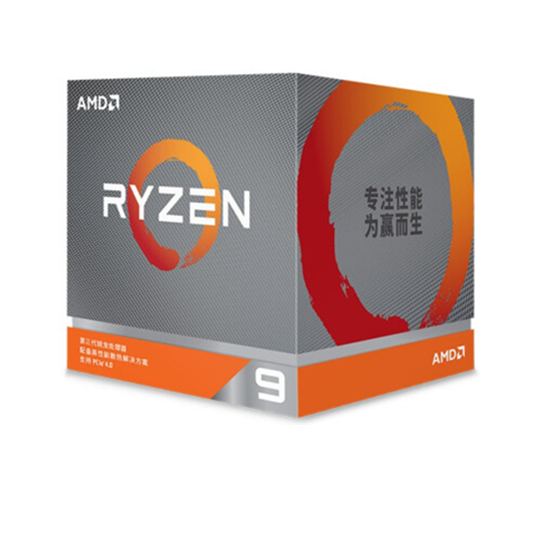 AMD 锐龙9 3900X 12核24线程 3.8GHz 盒装CPU处理器