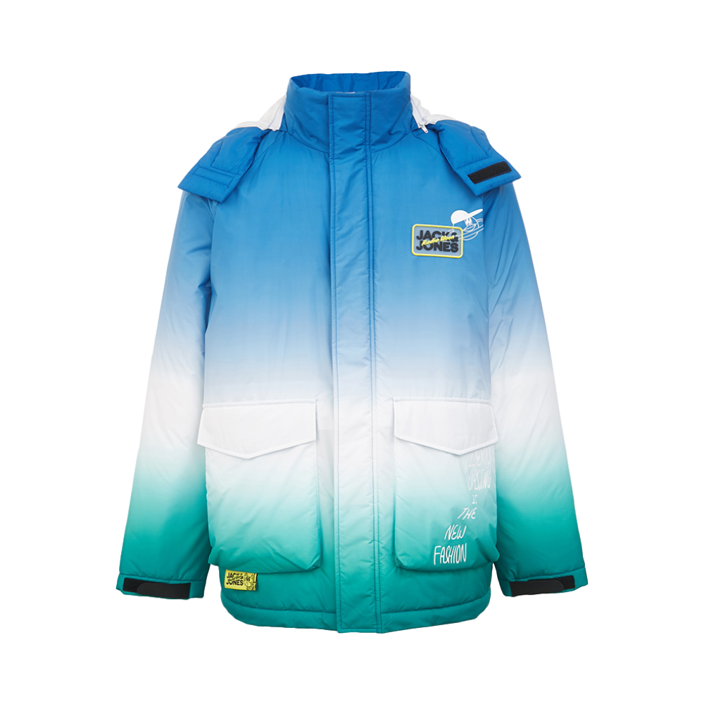 JackJones杰克琼斯 卡通印花渐变羽绒服 220412104