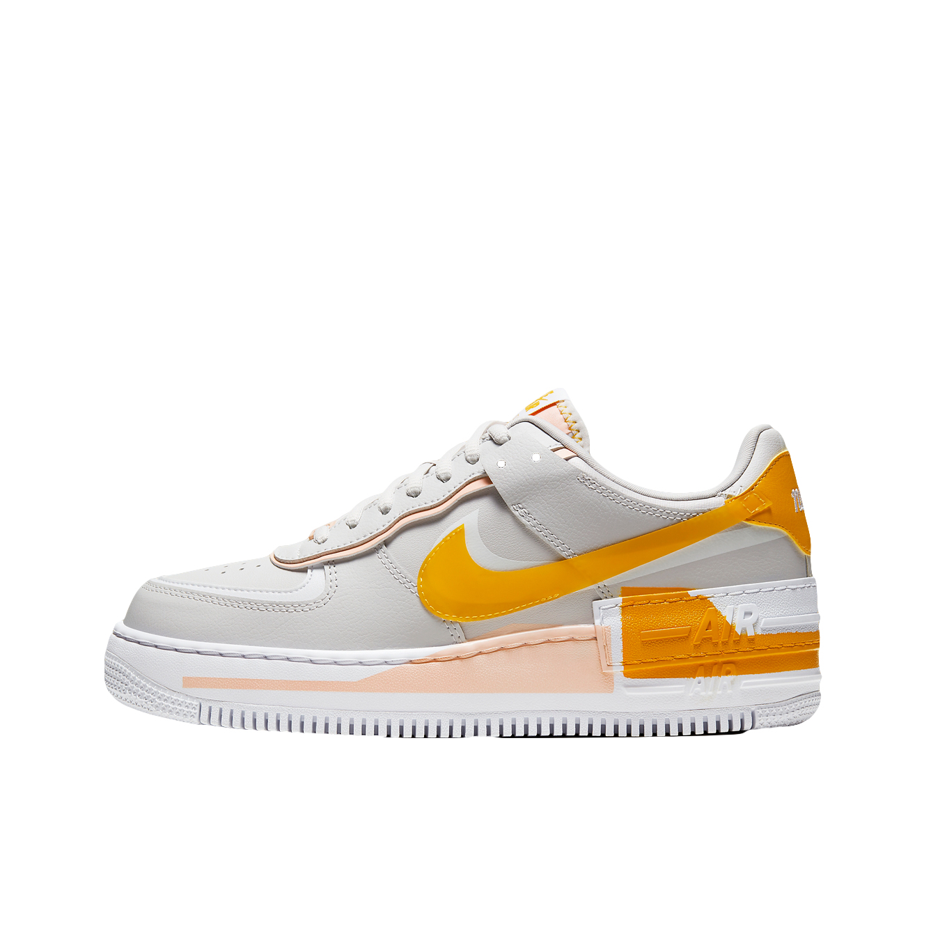推荐商品：Nike Air Force 1 空军一号 板鞋 轻便舒适百搭耐磨防滑复古 Pollen Rise Shadow/米灰/黄色/粉色