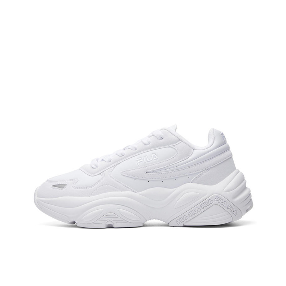 推荐商品：FILA/斐乐 Morden Chic 舒适防滑 减震耐磨 运动休闲鞋F12W111123F 白色