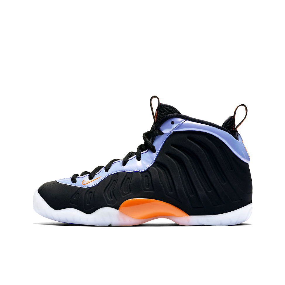 推荐商品：Nike Air Foamposite One 篮球鞋 喷泡经典复古百搭防滑耐磨舒适透气减震休闲中帮 Black Purple Orange GS/黑橘