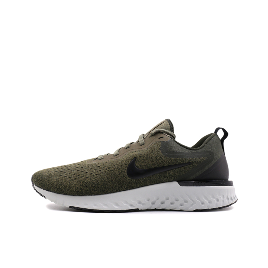 推荐商品：Nike Odyssey React 跑鞋 休闲耐磨缓震回弹轻便透气泡棉运动织物防滑 Olive Black 褐色