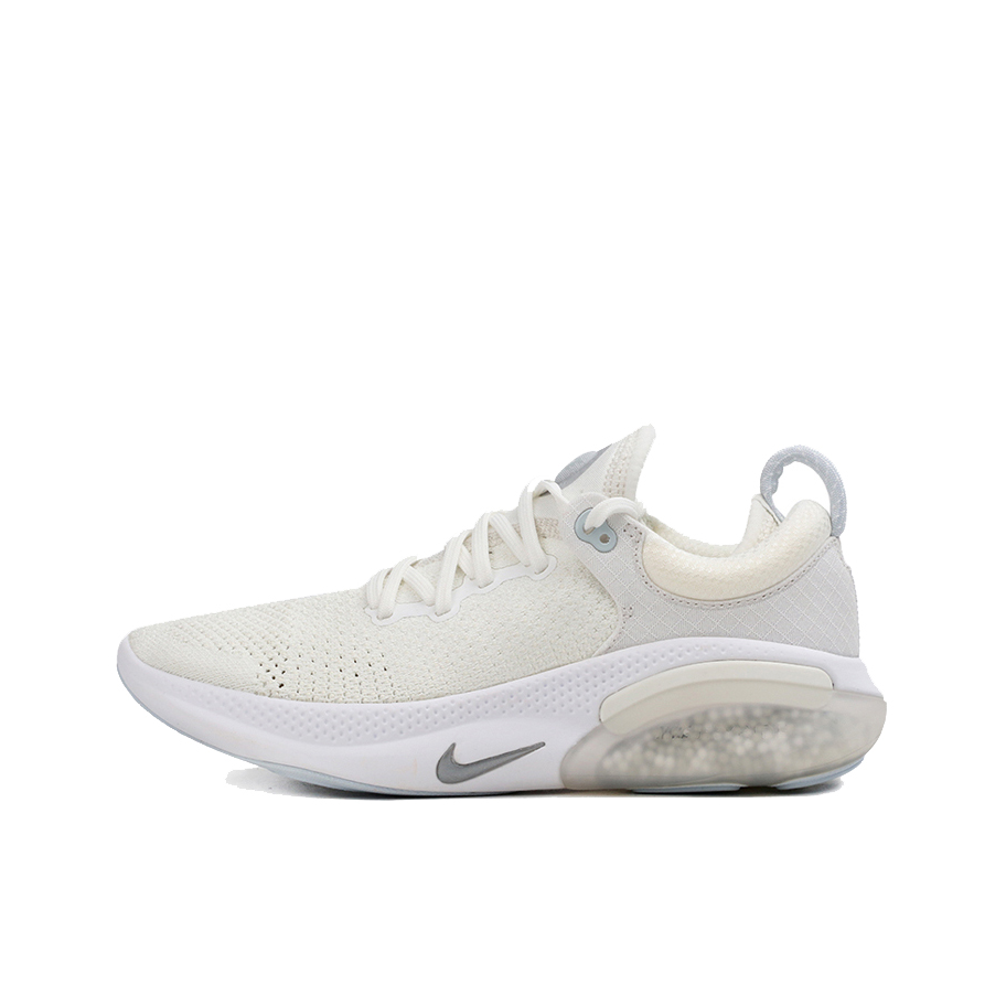 推荐商品：Nike Joyride Run 跑鞋 飞线颗粒缓震回弹舒适透气休闲运动耐磨织物支撑防滑 White/Grey 白灰