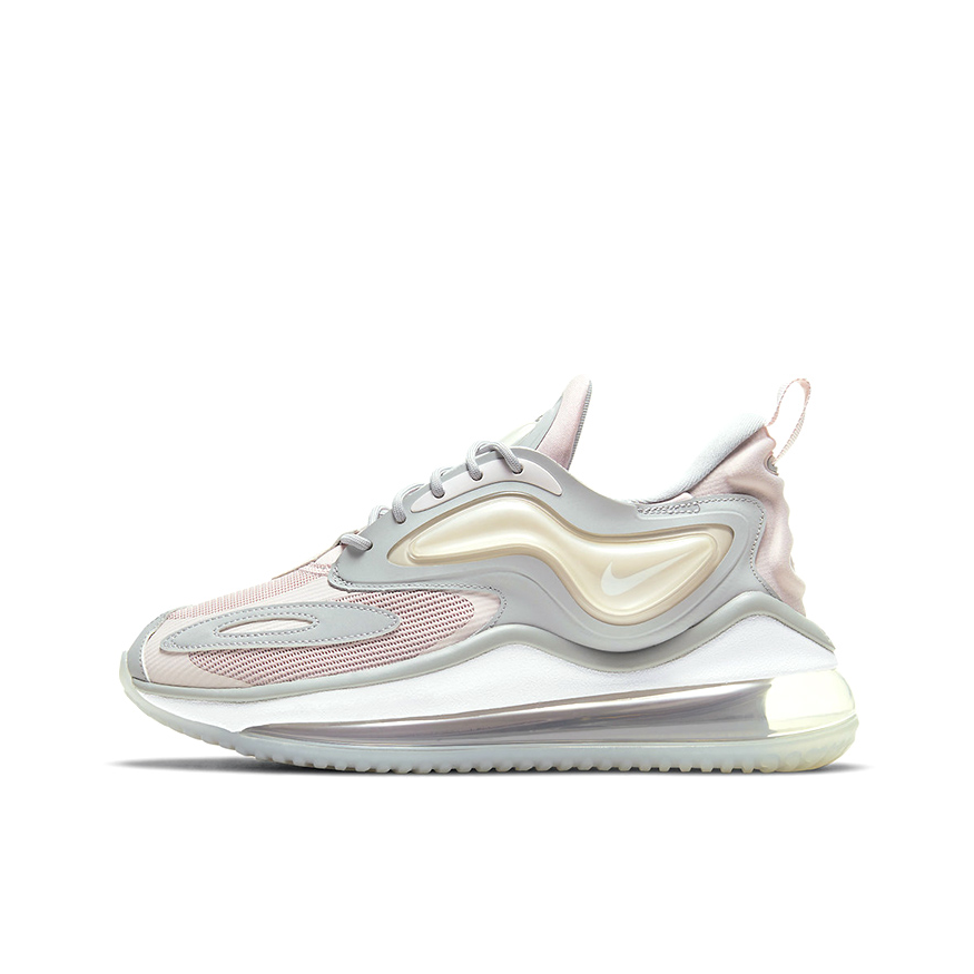 推荐商品：Nike Air Max Zephyr 跑鞋 全掌气垫缓震轻便防滑耐磨织物支撑 粉红/雾蓝