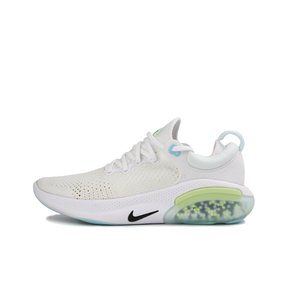 推荐商品：Nike Joyride Run 跑鞋 飞线颗粒缓震回弹舒适透气休闲运动耐磨织物支撑防滑 White Yellow Blue 女款/白色/黄色/蓝色
