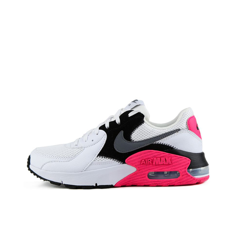 推荐商品：Nike Air Max Excee 跑鞋 防滑耐磨舒适缓震网面透气气垫复古支撑织物合成革圆头贴合抓地 White/Black/Pink 白黑粉
