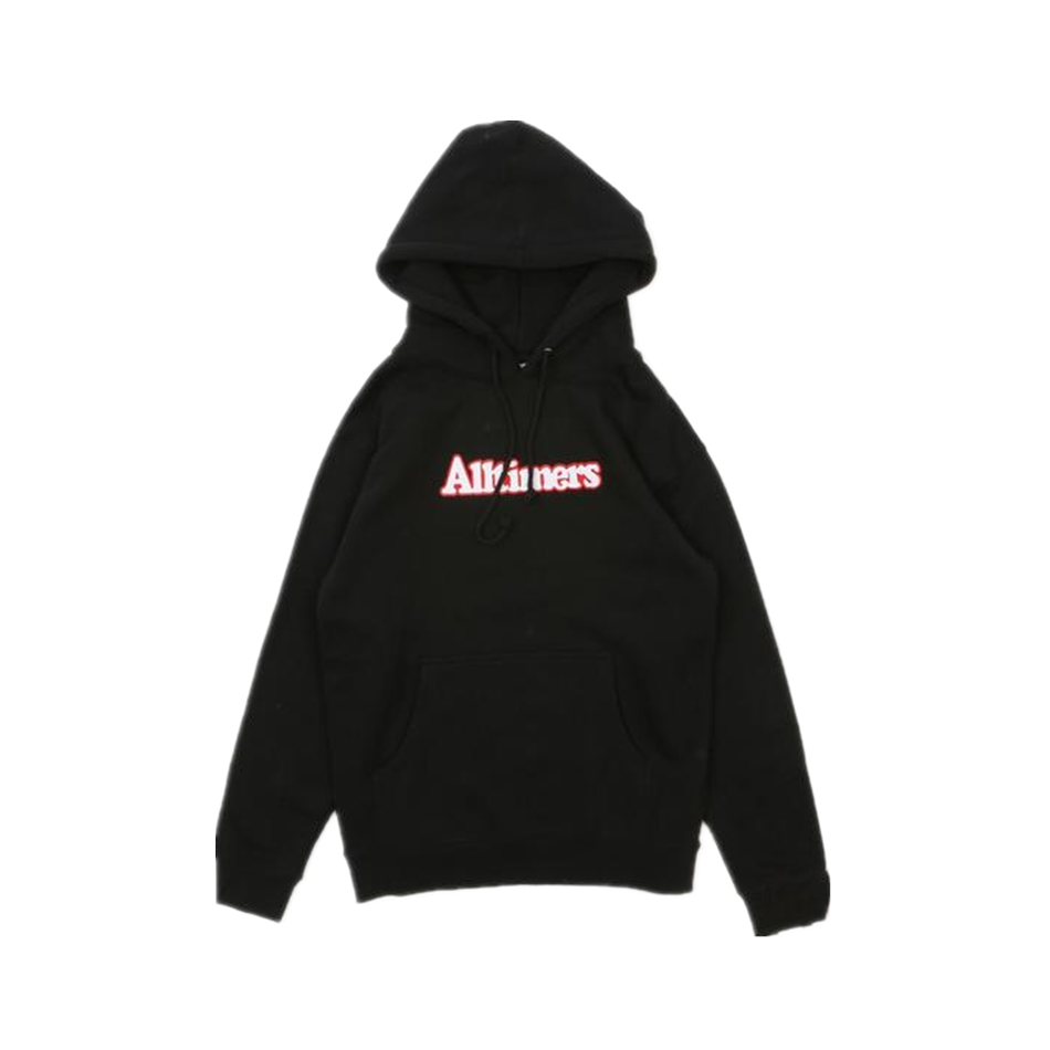 ALLTIMERS BROADWAY HOODY刺绣加绒帽衫抽绳卫衣 男女同款
