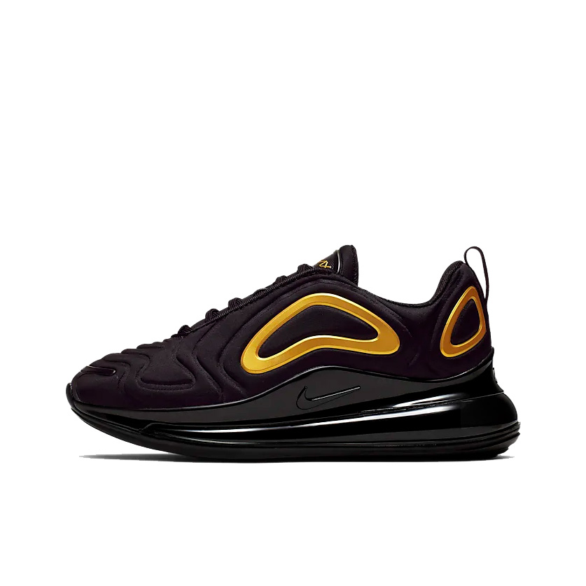 推荐商品：Nike Air Max 720 全掌气垫 缓震回弹 耐磨 舒适透气 轻便 复古 跑鞋 Black/Gold 女款/黑金