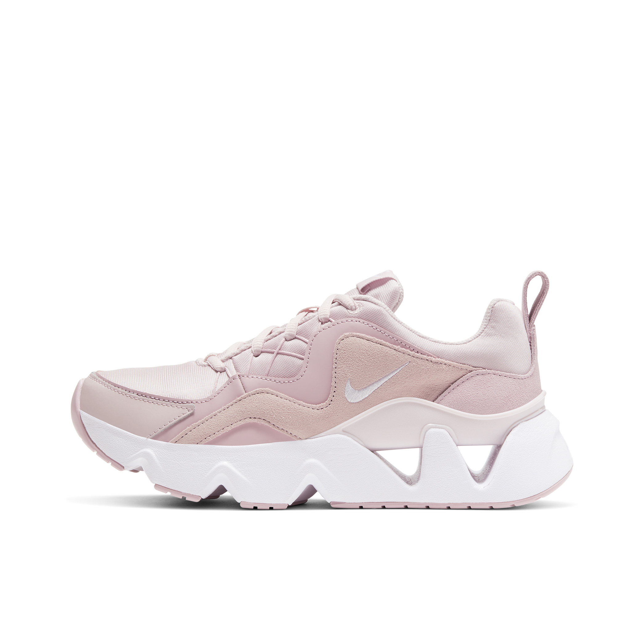 推荐商品：Nike RYZ 365 运动休闲鞋 轻便透气减震耐磨复古厚底回弹支撑 Pink 樱花粉