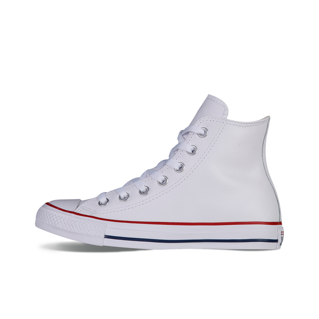 推荐商品：Converse/匡威 Chuck Taylor All Star 帆布鞋 常青款轻便防滑耐磨百搭复古圆头减震贴合高帮 白牛皮Hi