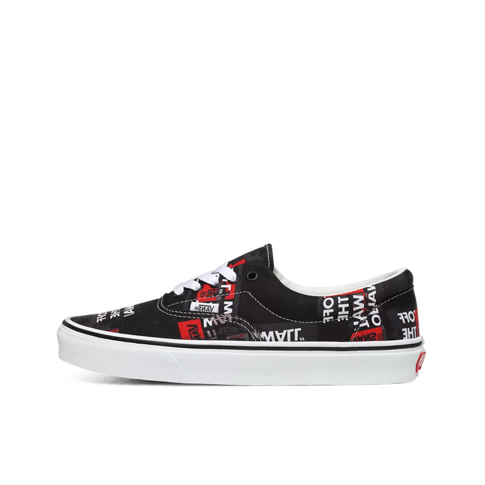 推荐商品：Vans/范斯 Era Lx Comfycusra 轻便 复古 帆布鞋 黑红/Logo弹幕