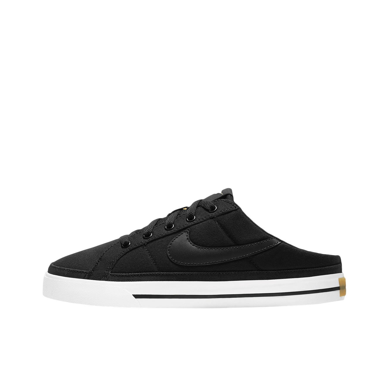 推荐商品：Nike Court Legacy 板鞋 复古舒适透气防滑耐磨休闲运动一脚蹬 半拖/Mule/黑色