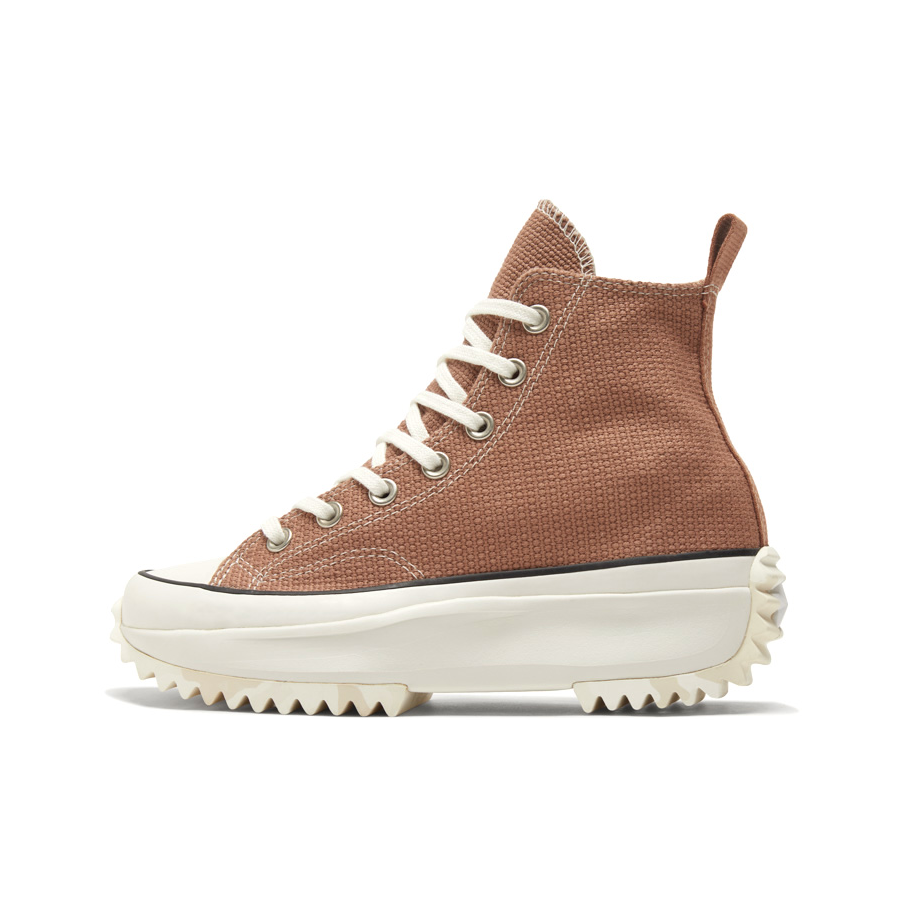 推荐商品：Converse/匡威 Run Star Hike 厚底 防滑 松糕鞋 增高鞋 运动休闲鞋 浅棕/白色