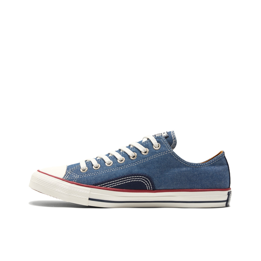 推荐商品：Converse/匡威 Chuck Taylor All Star 帆布鞋 常青款轻便防滑耐磨百搭复古圆头减震贴合高帮 牛仔蓝/深蓝