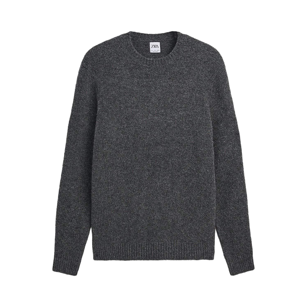 ZARA  纹理 毛衣 男女同款 00048307802