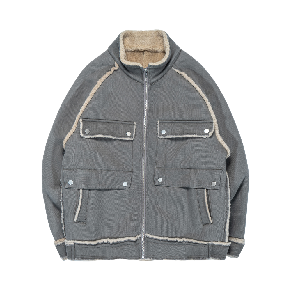 bodydream 时尚羊羔绒外套 男女同款 BD19D957