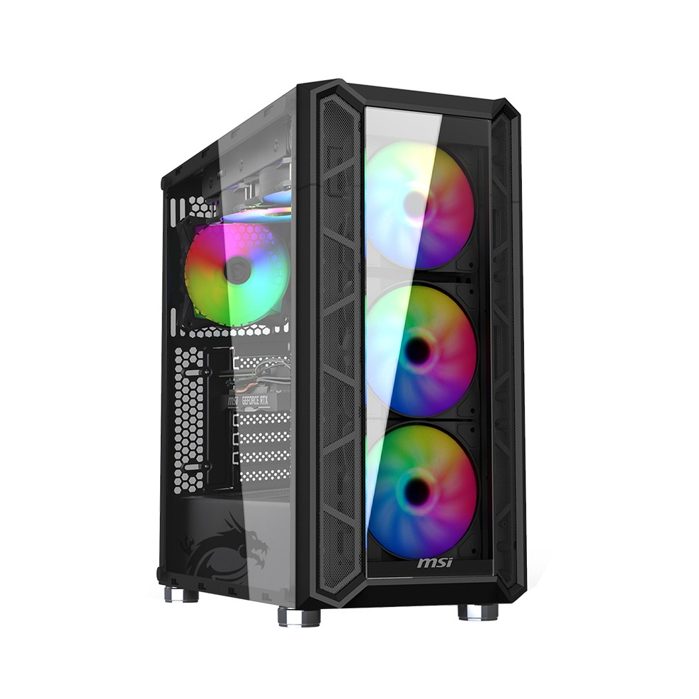MSI/微星 PAG PYLON 100R 黑镜 游戏电脑机箱