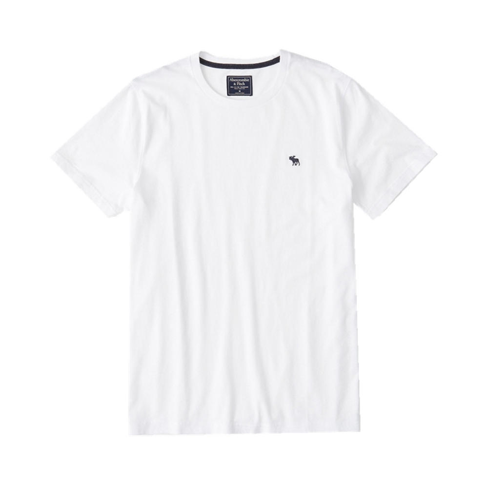 Abercrombie Fitch 圆领打底短袖T恤 男女同款