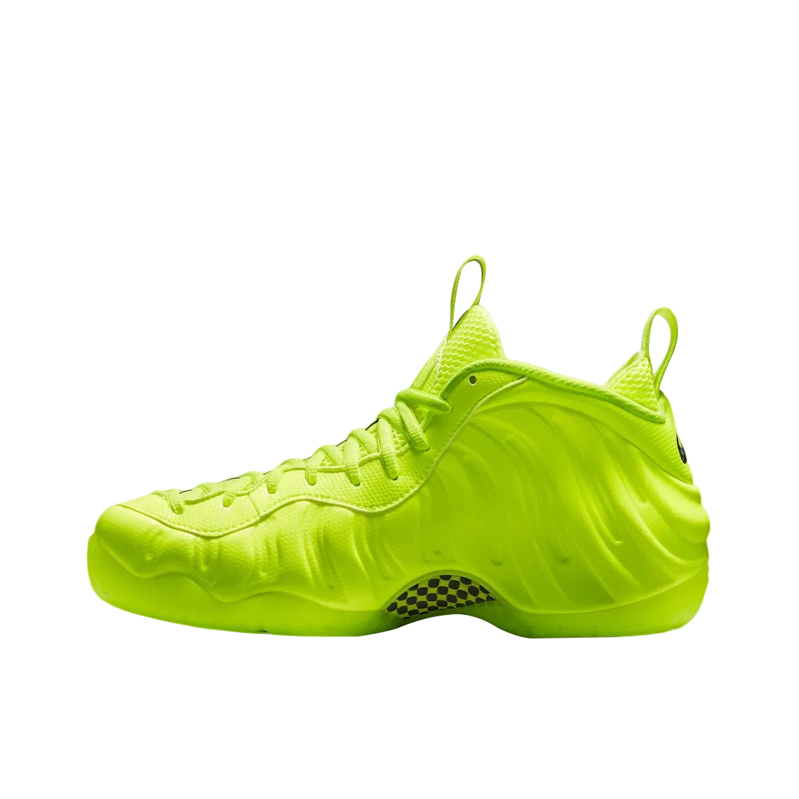 推荐商品：Nike/耐克 Air Foamposite Pro 篮球鞋 喷泡防滑耐磨复古运动中帮 GS/荧光绿