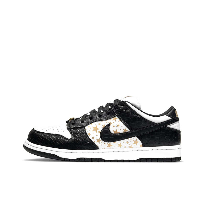 推荐商品：Nike Dunk 板鞋 经典复古百搭 Croc SB/低帮/Supreme联名/黑白