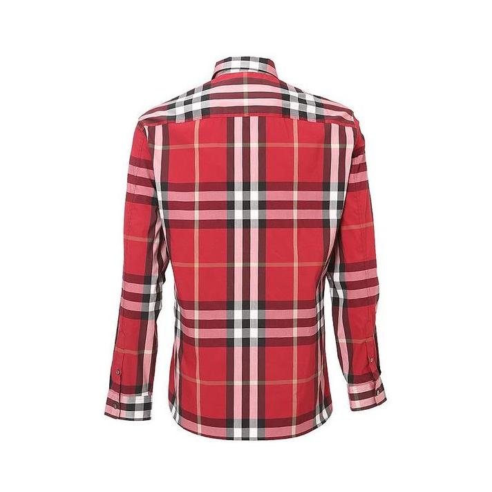 Burberry 博柏利 经典格子单排扣翻领长袖衬衫 男女同款 4554711