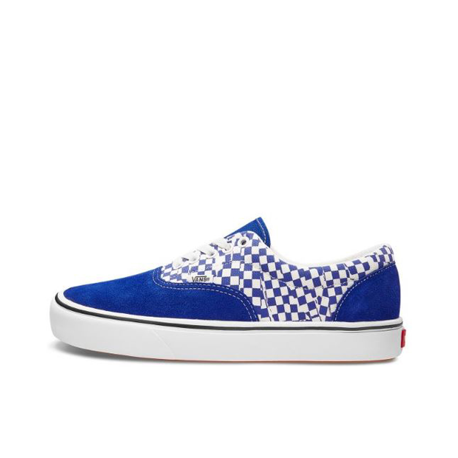 推荐商品：Vans/范斯 Era Lx Comfycusra 轻便 复古 帆布鞋 MediumBlue/White ComfyCush/蓝白棋盘