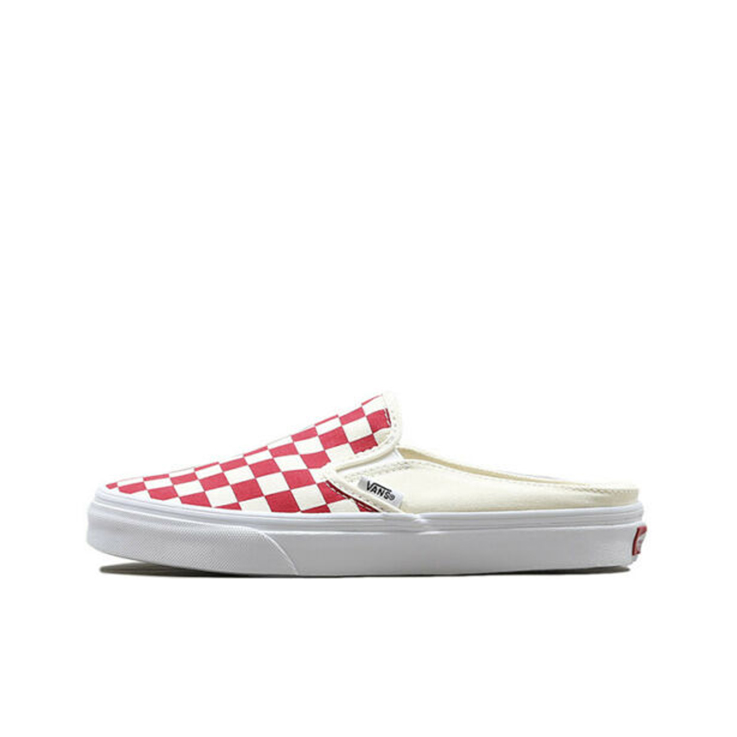 推荐商品：Vans/范斯 Classic Slip-on 防滑 简约 棋盘格 一脚蹬 百搭 休闲 帆布鞋 Red/White 红白棋盘/拖鞋