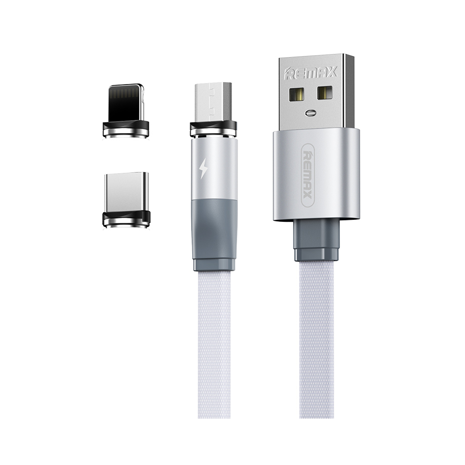 Remax/睿量 安卓Lightningtype-c三合一磁吸数据线