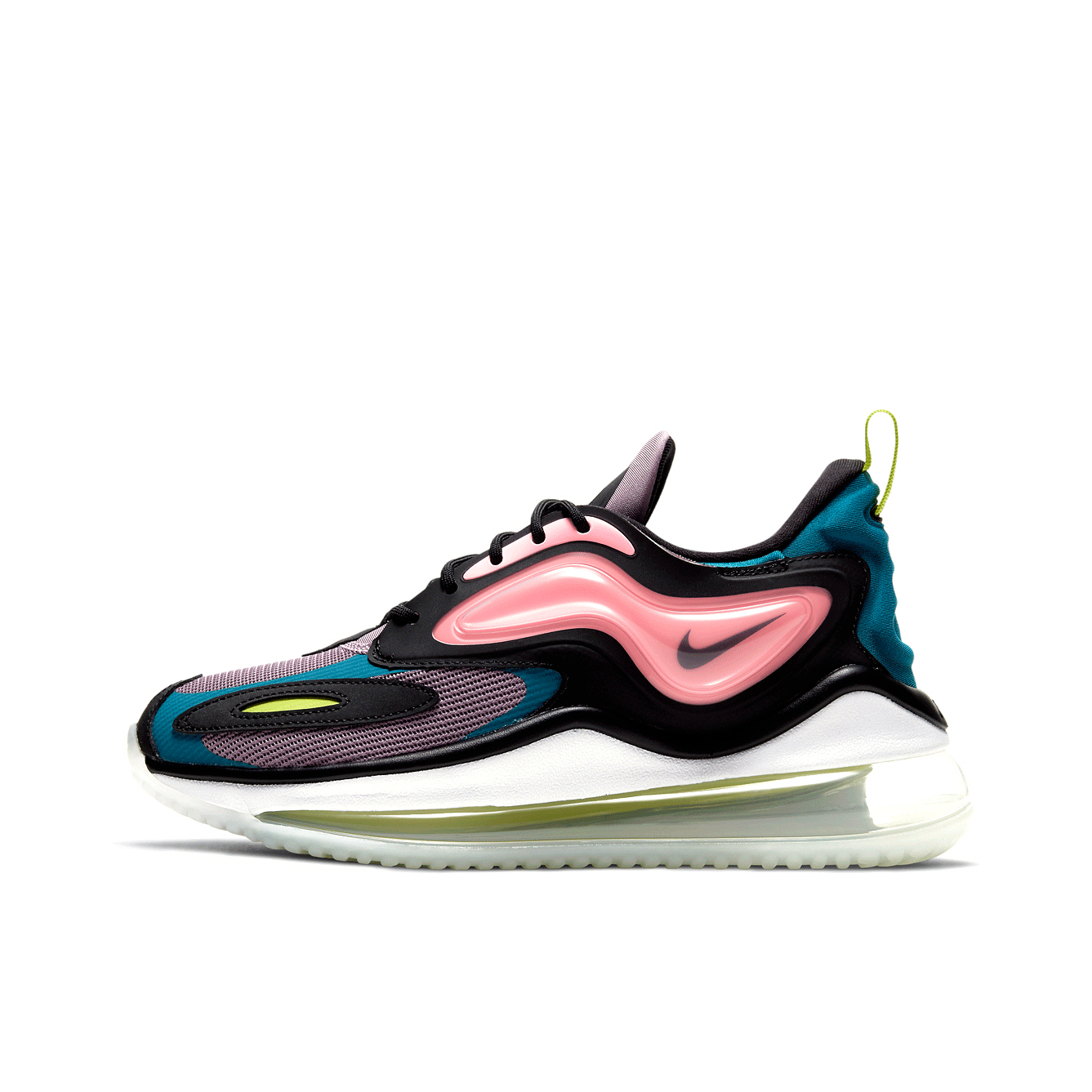推荐商品：Nike Air Max Zephyr 跑鞋 全掌气垫缓震轻便防滑耐磨织物支撑 粉色/黑色/蓝色