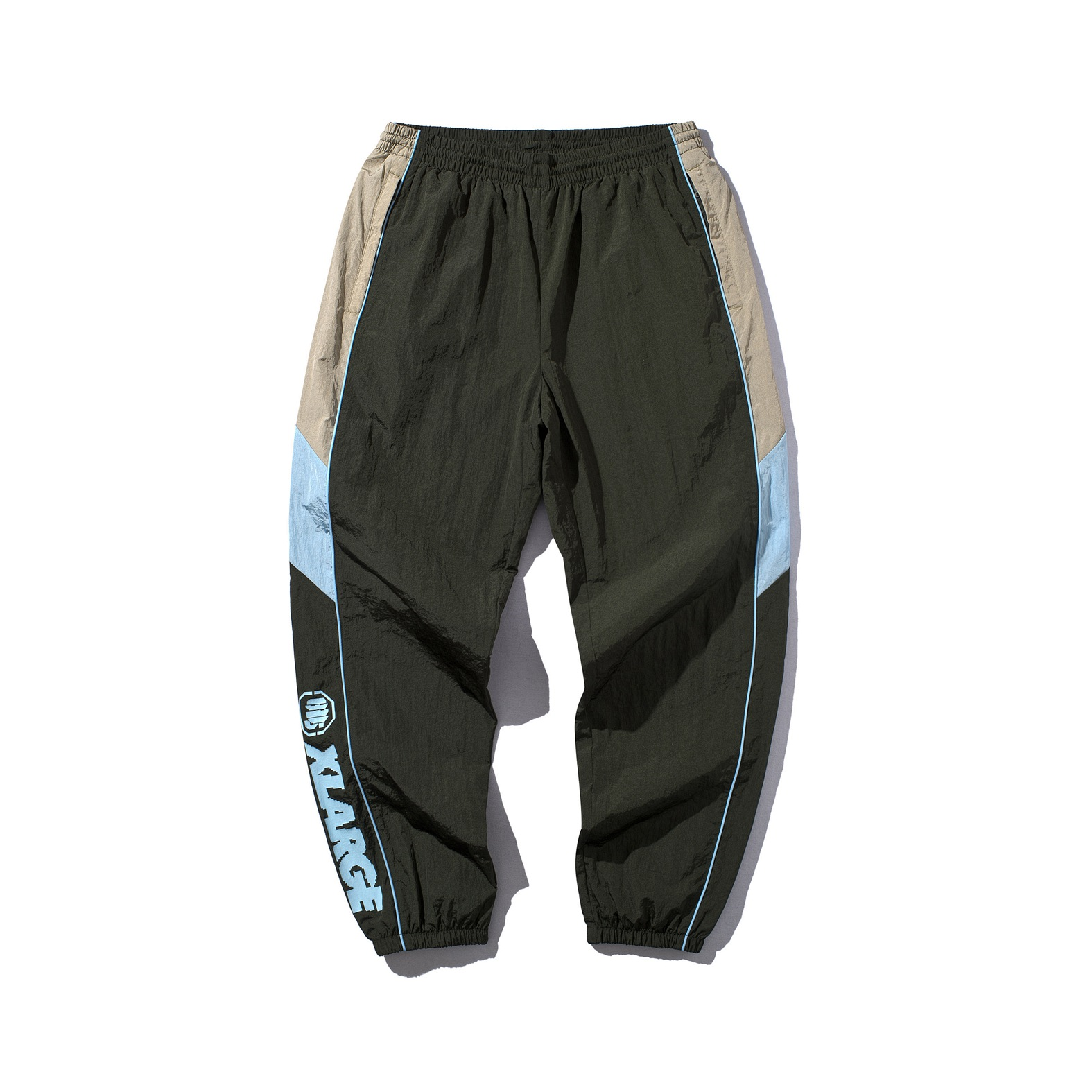 【XLARGE联名】Li Ning BAD5系列速干宽松束脚梭织休闲长裤 男女同款 AYKP803