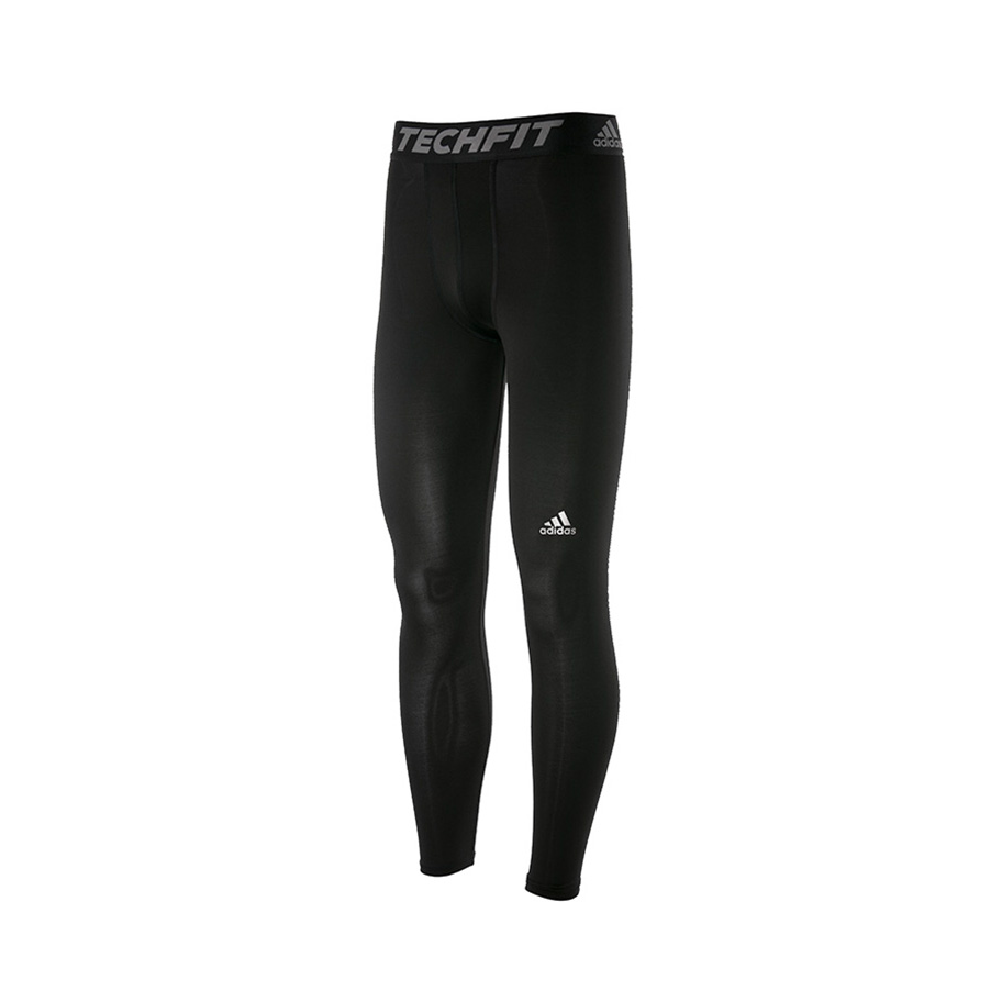 adidas//阿迪达斯 TECH-FIT系列纯色速干字母印花logo紧身裤 AI3370