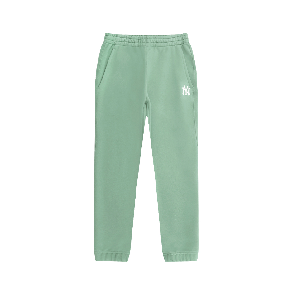 MLB 女装 徽标字母刺绣纯色收腿运动长裤 PT01111