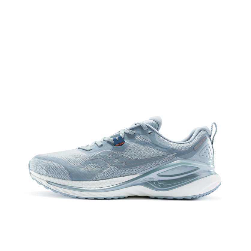 推荐商品：Saucony/索康尼 Phoenix Inferno 火鸟 减震支撑 防滑耐磨 轻便透气 圆头 织物 运动 网布 跑鞋 灰色/白色