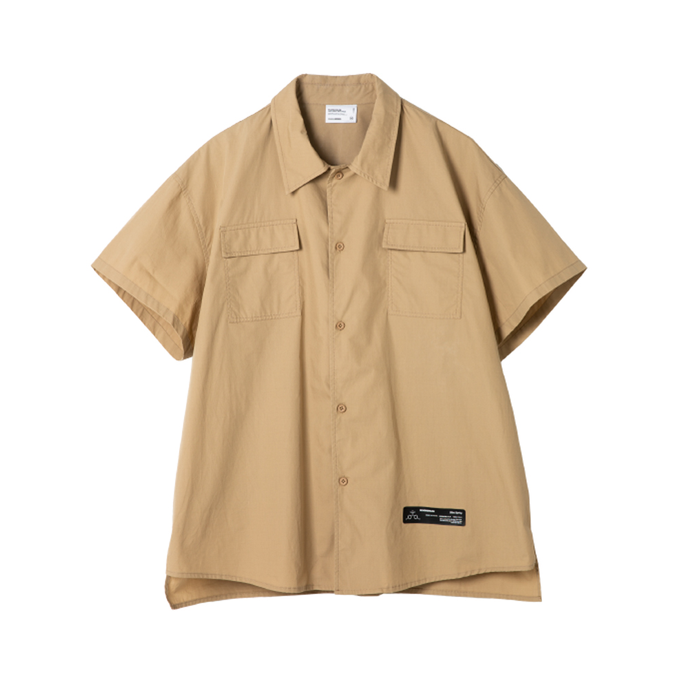 ROARINGWILD 标准领工装短袖衬衫 012010207