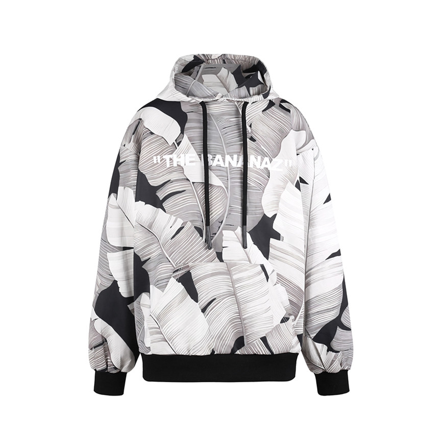 33TH x 20XX 花卉满印连帽卫衣 男女同款 18AW02