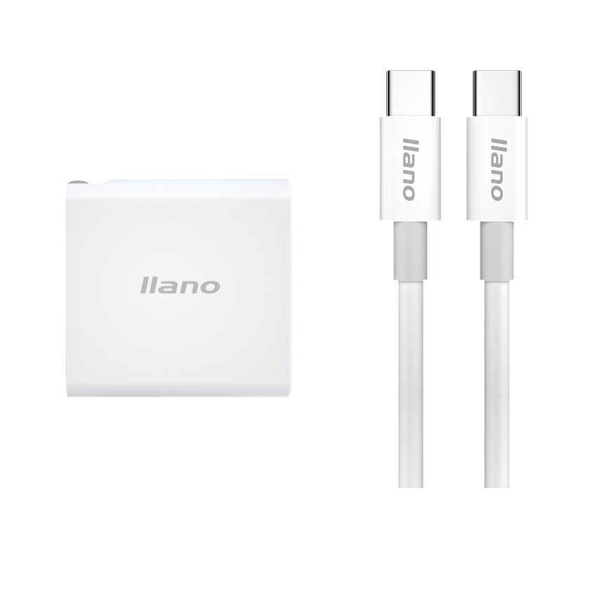 llano/绿巨能 65W Type-c接口 充电器数据线套装