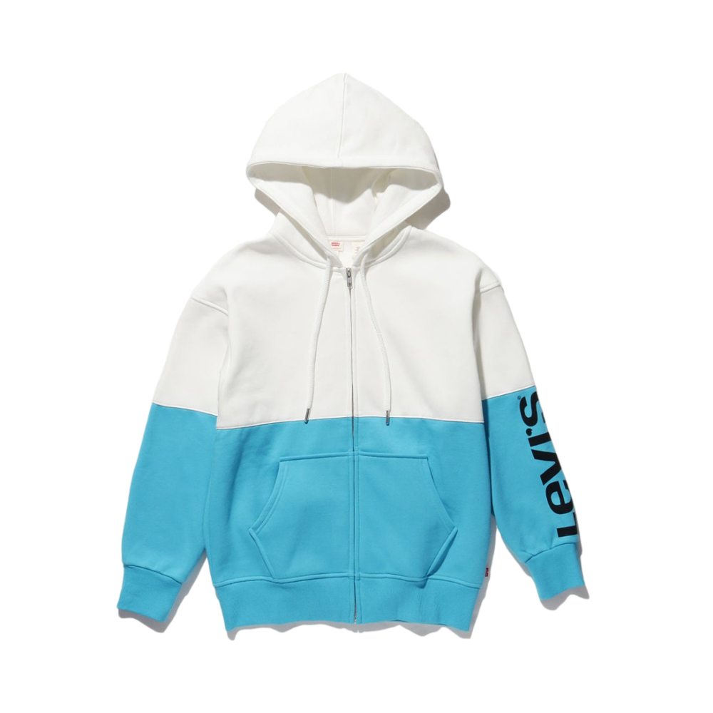 Levi's 女装 拼接长袖连帽卫衣 84673-0001