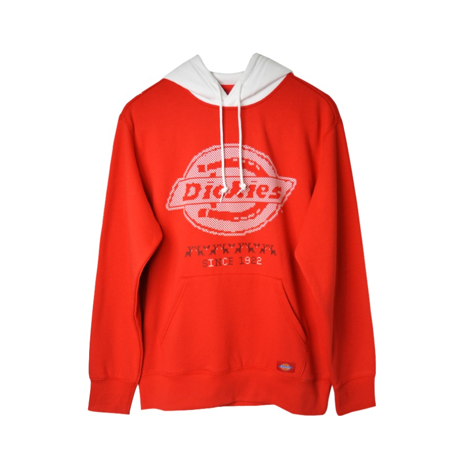 Dickies 新年图案印花拼接卫衣 男女同款 DK008183