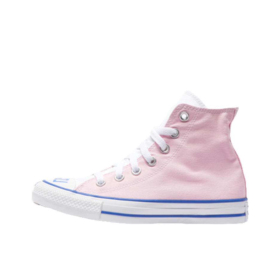 推荐商品：Converse/匡威 Chuck Taylor All Star 帆布鞋 常青款轻便防滑耐磨百搭复古圆头减震贴合高帮 粉白/高帮