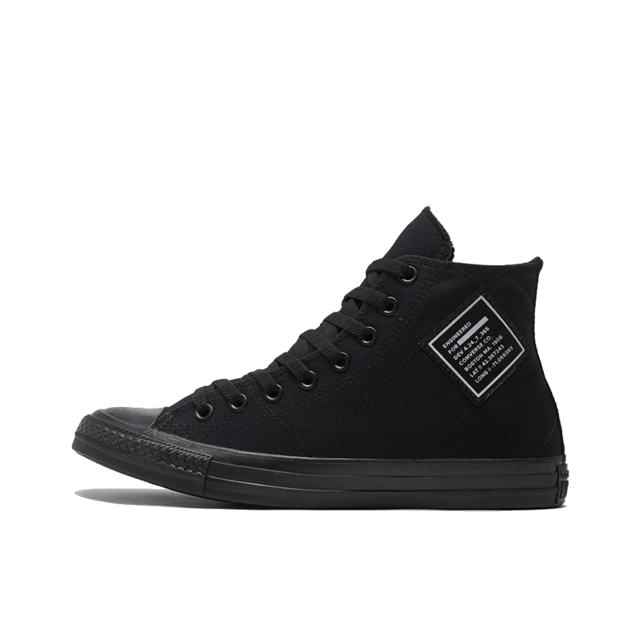 推荐商品：Converse/匡威 Chuck Taylor All Star 帆布鞋 常青款轻便防滑耐磨百搭复古圆头减震贴合高帮 黑色/高帮