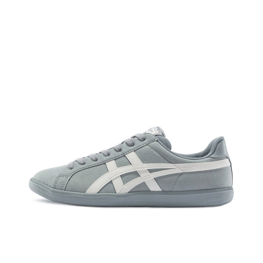 推荐商品：Onitsuka Tiger DD Trainer 防滑耐磨 舒适减震 轻便透气 防水 包裹性 复古 一脚蹬 合成革 织物 德训鞋 运动休闲鞋 灰/白 