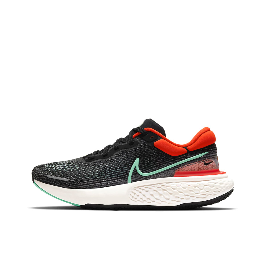 推荐商品：Nike ZoomX Invincible Run 跑鞋 缓震轻便防滑耐磨网面透气织物碳板运动回弹 黑色/光辉绿/椒红
